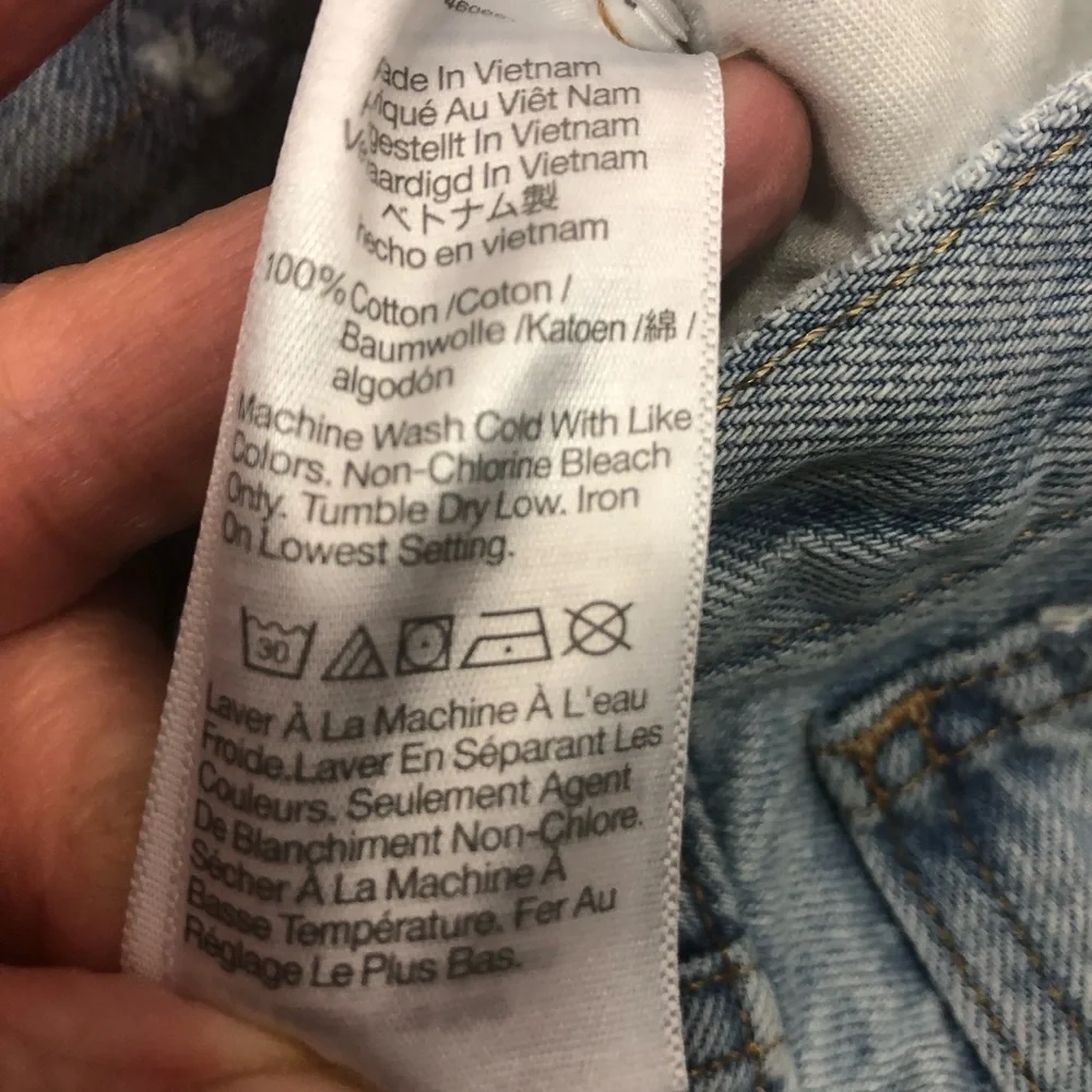 Madewell Rigid Denim A-Line Skirt Sz 24 Light Wash Classic Boho Preppy Casual